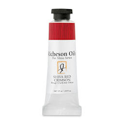 Shiva Signature Artist Oil Color - Shiva Red Crimson, 1.25 oz Tube