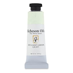 Shiva Signature Artist Oil Color - Brilliant Green Light, 37 ml Tube