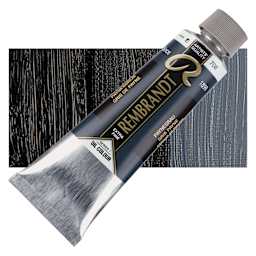 Rembrandt Artists' Oil Color - Payne's Gray, 150 ml tube and swatch