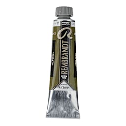 Rembrandt Artists' Oil Color - Olive Green, 40 ml tube