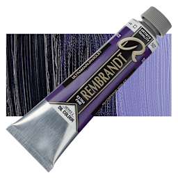 Rembrandt Artists' Oil Color - Ultramarine Violet, 40 ml tube and swatch