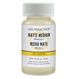 Grumbacher Oil Painting Medium I - Front view of 2.5 oz bottle