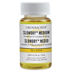 Grumbacher Oil Painting Medium II - Front view of 2.5 oz bottle