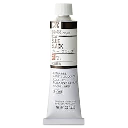 Holbein Artists' Oil Color - Blue Black, 40 ml tube