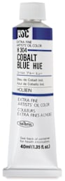 Holbein Artists' Oil Paints - Single 40 ml tube of Cobalt Blue Hue shown upright