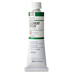 Holbein Artists' Oil Color - Cadmium Green, 40 ml tube