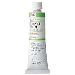 Holbein Artists' Oil Color - Compose Green, 40 ml tube