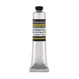 Marshall's Photo Oil Color - Cadmium Yellow Extra Strong, 3/4" x 4" Tube