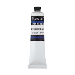 Marshall's Photo Oil Color - Chinese Blue, 3/4" x 4" Tube