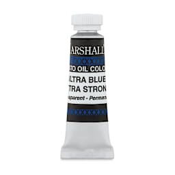 Marshall's Photo Oil Color - Ultramarine Blue Extra Strong, 1/2" x 2" Tube