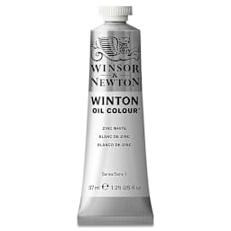Winsor & Newton Winton Oil Color - Zinc White, 37 ml tube