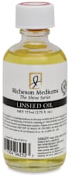 Richeson Shiva Linseed Oil - Front of 3.75 oz. bottle
