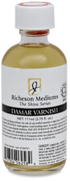 Richeson Shiva Damar Varnish - Front of 3.75 oz Bottle
