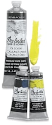 Grumbacher Pre-Tested Artists' Oil Paints - 3 tubes of Paint shown upright