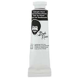Bob Ross Oil Color - Midnight Black, 1.25 oz tube