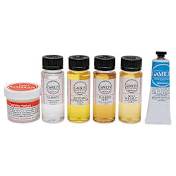 Gamblin Oil Painting Must Have Mediums, Set of 6