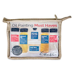 Gamblin Oil Painting Must Have Mediums Set, front of package
