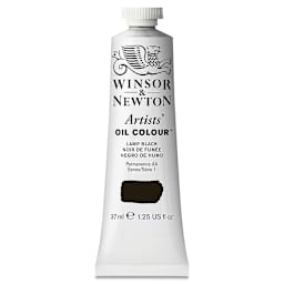Winsor & Newton Artists' Oil Color - Lamp Black, 37 ml tube