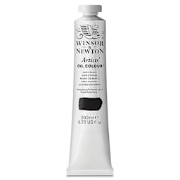 Winsor & Newton Artists' Oil Color - Ivory Black, 200 ml tube