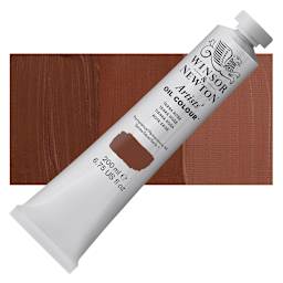 Winsor & Newton Artists' Oil Color - Terra Rosa, 200 ml, tube and swatch