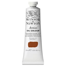 Winsor & Newton Artists' Oil Color - Transparent Brown Oxide, 37 ml tube