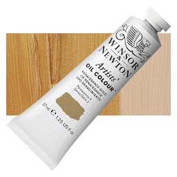 Winsor & Newton Artists' Oil Color - Renaissance Gold, 37 ml tube and swatch