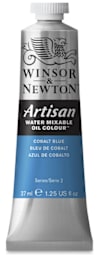 Winsor & Newton Artisan Water Mixable Oil Paint - Front view of 37 ml tube of Cobalt Blue