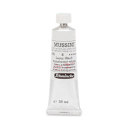 Schmincke Mussini Oil Color - Transparent, Translucent White, 35 ml tube