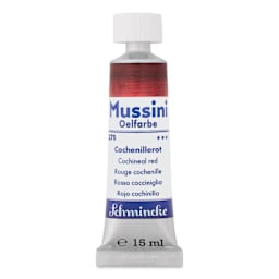 Schmincke Mussini Oil Color - Cochineal Red, 15 ml tube