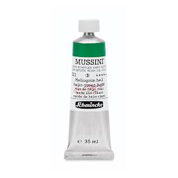 Schmincke Mussini Oil Color - Transparent, Helio Green Light, 35 ml tube