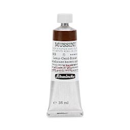 Schmincke Mussini Oil Colors - Translucent Brown Oxide, 35 ml tube