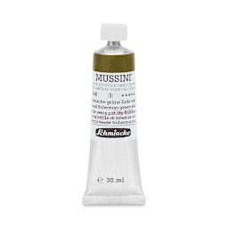 Schmincke Mussini Oil Color - Natural Bohemian Green Earth, 35 ml tube