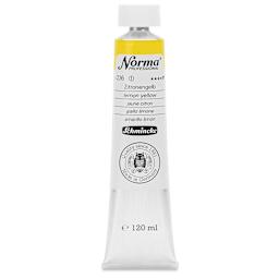 Schmincke Norma Professional Oil Paint - Lemon Yellow, 120 ml, Tube