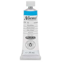 Schmincke Norma Professional Oil Paint - Azure Blue, 35 ml, Tube