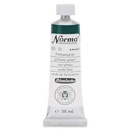 Schmincke Norma Professional Oil Paint - Phthalo Green, 35 ml, Tube