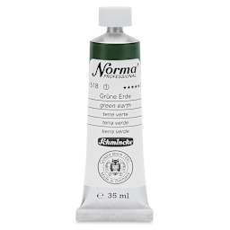 Schmincke Norma Professional Oil Paint - Green Earth, 35 ml, Tube