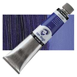 Van Gogh Oil Paint - Ultramarine, 200 ml tube and swatch