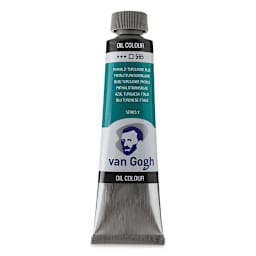 Van Gogh Oil Paint - Phthalo Turquoise Blue, 40 ml tube