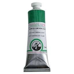 Old Holland Classic Oil Color - Viridian Green Light, 40 ml tube