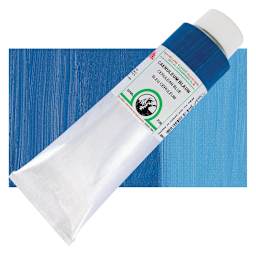 Old Holland Classic Oil Color - Cerulean Blue, 225 ml tube and swatch
