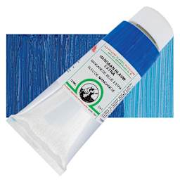Old Holland Classic Oil Color - Manganese Blue Extra, 125 ml tube and swatch
