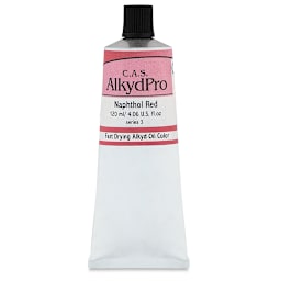 CAS AlkydPro Fast-Drying Alkyd Oil Color - Naphthol Red, 120 ml tube