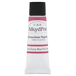 CAS AlkydPro Fast-Drying Alkyd Oil Color - Quinacridone Magenta, 37 ml tube
