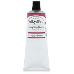 CAS AlkydPro Fast-Drying Alkyd Oil Color - Quinacridone Magenta, 120 ml tube