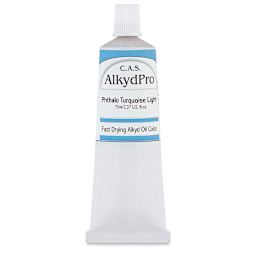 CAS AlkydPro Fast-Drying Alkyd Oil Color - Phthalo Turquoise Light, 70 ml tube