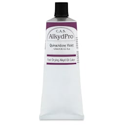 CAS AlkydPro Fast-Drying Alkyd Oil Color - Quinacridone Violet, 120 ml tube