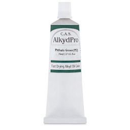 CAS AlkydPro Fast-Drying Alkyd Oil Color - Phthalo Green Yellow Shade, 70 ml tube
