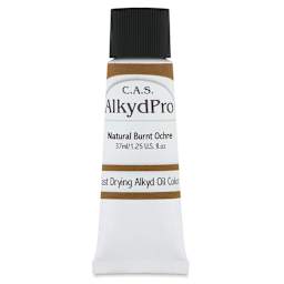 CAS AlkydPro Fast-Drying Alkyd Oil Color - Natural Burnt Ochre, 37 ml tube