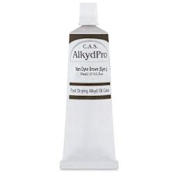 CAS AlkydPro Fast-Drying Alkyd Oil Color - Van Dyke Brown (Synthetic), 70 ml tube