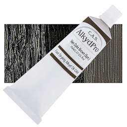 CAS AlkydPro Fast-Drying Alkyd Oil Color - Van Dyke Brown (Synthetic), 70 ml tube and swatch